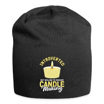 Candles Candle Maker Candle Maker Gift - Jersey Beanie - black - Front