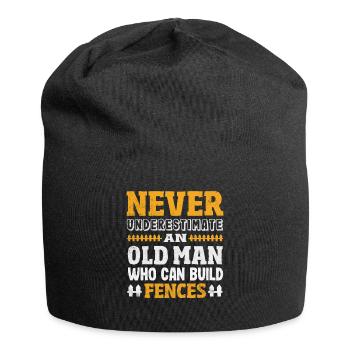 Funny Fence Builder Fence Installer - Jersey Beanie - black - Front