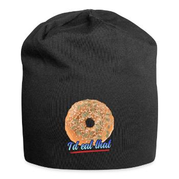 Bagel Beigel Bagol Pain Cadeau - Bonnet en jersey - noir - Devant