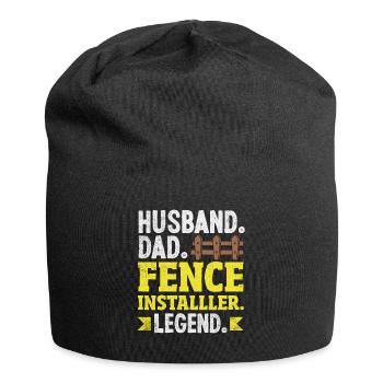 Funny Fence Builder Fence Installer - Jersey Beanie - black - Front