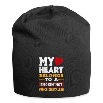 Funny Fence Builder Fence Installer - Jersey Beanie - black - Front
