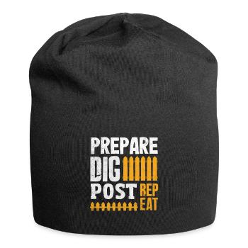 Funny Fence Builder Fence Installer - Jersey Beanie - black - Front