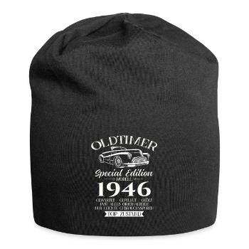 Oldtimer 1946 Jahrgang 1946 76. Geburtstag 1946 - Jersey-Beanie - Schwarz - Vorne
