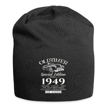 75. Geburtstag Oldtimer 1949 Jahrgang 1949 - Jersey-Beanie - Schwarz - Vorne