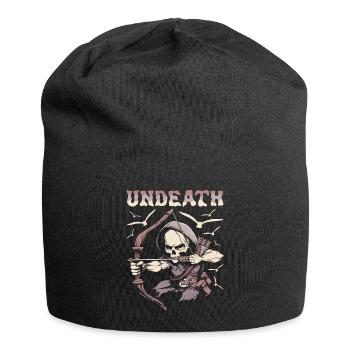 Bow Hunt Bow Hunter Skeleton Undeath - Jersey Beanie - black - Front