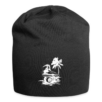 Roller Skating Drawing - Jersey Beanie - black - Front