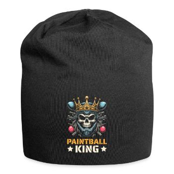 Paintball Schädel Paintball King - Jersey-Beanie - Schwarz - Vorne
