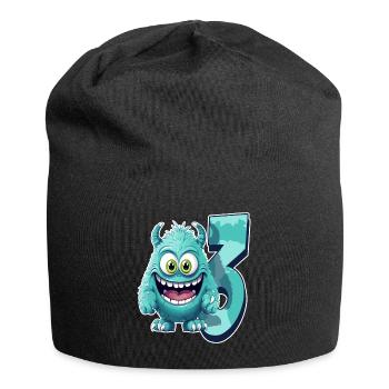 Design de monstre pour les enfants – 3 ans - Bonnet en jersey - noir - Devant