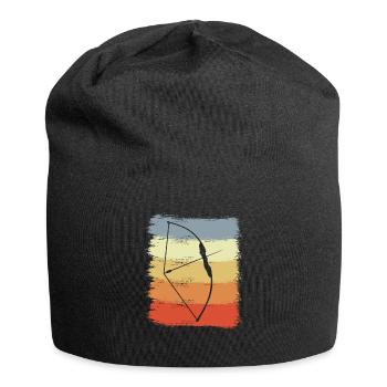 Vintage Bow and Arrow - Jersey Beanie - black - Front