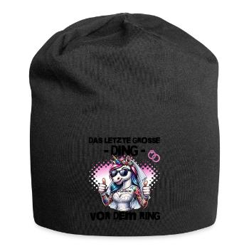 Enterrement de vie de garçon Mariée Enterrement de vie de jeune fille Grondement de femmes - Bonnet en jersey - noir - Devant