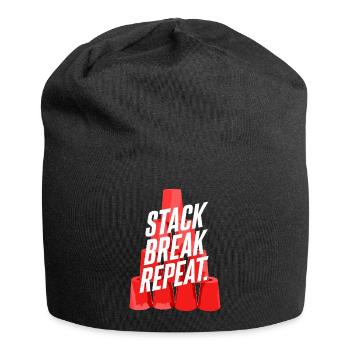 Stack Break Repeat Stacking Cups Speed Stacker - Jersey Beanie - black - Front