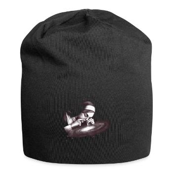 Nun's Art Meets Controversy - Jersey Beanie - black - Front