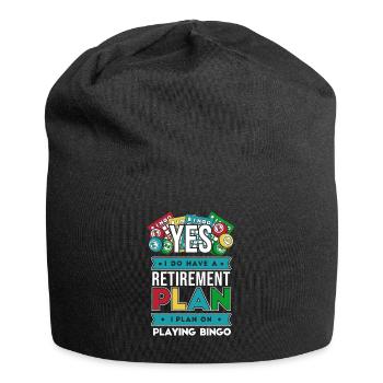 I Have A Retirement Plan Professional Caller - Jersey Beanie - black - Front