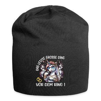Enterrement de vie de garçon Mariée Enterrement de vie de jeune fille Grondement de femmes - Bonnet en jersey - noir - Devant