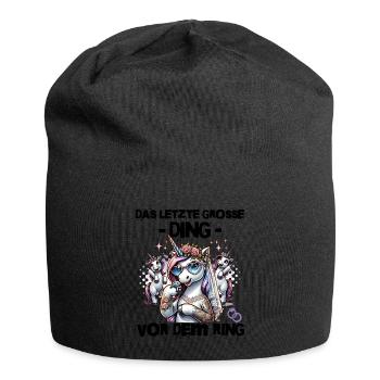 Enterrement de vie de garçon Mariée Enterrement de vie de jeune fille Grondement de femmes - Bonnet en jersey - noir - Devant