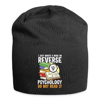 I Just Wrote a Book on Reverse Psychology - Jersey-Beanie - Schwarz - Vorne