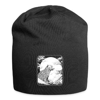 Gepard Japan Cherry Blossom Moon - Jersey-Beanie - Schwarz - Vorne