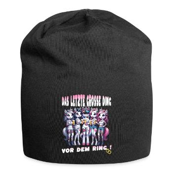 Enterrement de vie de garçon Mariée Enterrement de vie de jeune fille Grondement de femmes - Bonnet en jersey - noir - Devant