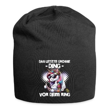 Enterrement de vie de garçon Mariée Enterrement de vie de jeune fille Grondement de femmes - Bonnet en jersey - noir - Devant
