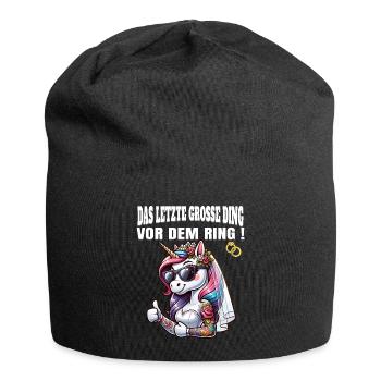Enterrement de vie de garçon Mariée Enterrement de vie de jeune fille Grondement de femmes - Bonnet en jersey - noir - Devant