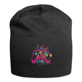Gaming-legende Ich Habe Mein Spiel Unterbrochen, - Jersey-Beanie - Schwarz - Vorne