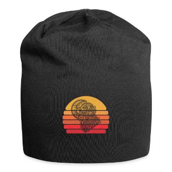 Golden Doodle Moon Phases - Jersey-Beanie - Schwarz - Vorne
