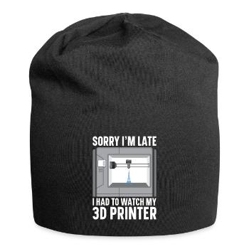 Filament d’imprimante 3D Impression 3D Impression 3D Imprimante 3D - Bonnet en jersey - noir - Devant