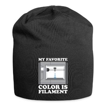 Filament d’imprimante 3D Impression 3D Impression 3D Imprimante 3D - Bonnet en jersey - noir - Devant
