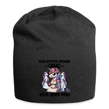 Enterrement de vie de garçon Mariée Enterrement de vie de jeune fille Grondement de femmes - Bonnet en jersey - noir - Devant