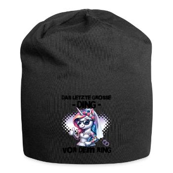 Enterrement de vie de garçon Mariée Enterrement de vie de jeune fille Grondement de femmes - Bonnet en jersey - noir - Devant