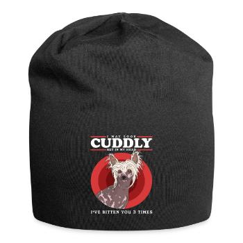Chinese Crested Dog Chinese Crested Gift - Jersey Beanie - black - Front