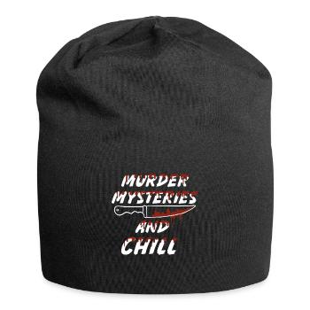 Murder Mystery Dinner plays the victim - Jersey Beanie - black - Front