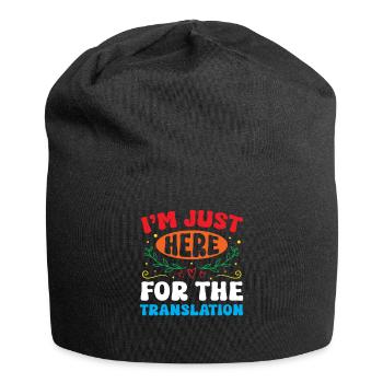 ASL Teacher American Sign Language - Jersey Beanie - black - Front