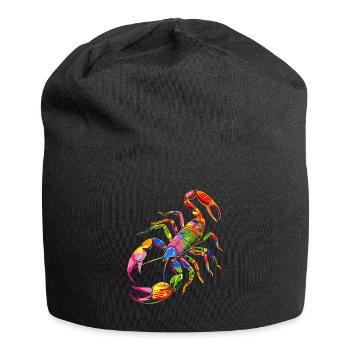 Scorpion Arachnides Scorpion Drôles de scorpions - Bonnet en jersey - noir - Devant
