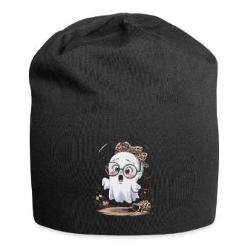 Cute Sweet Ghost Halloween - Jersey-Beanie - Schwarz - Vorne