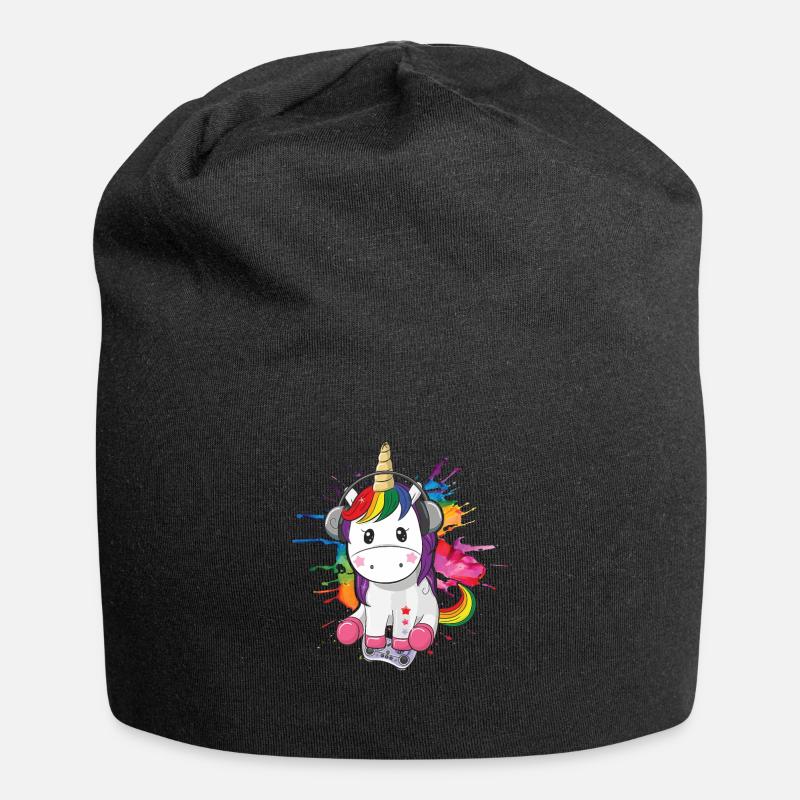 Play Controller Gaming Unicorn Controller - Jersey-Beanie - Schwarz