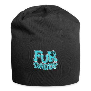 Dog Four-legged Dog Dad For Daddy - Jersey Beanie - black - Front
