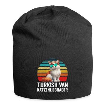 TURKISH VAN CAT LOVERS Turkish Van - Jersey Beanie - black - Front