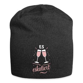 De toute façon, la situation s’intensifie ! – Coupe à Happy - Bonnet en jersey - charbon - Devant