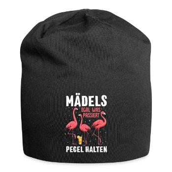 Les filles, peu importe ce qui se passe Maintenir les niveaux - Bonnet en jersey - noir - Devant