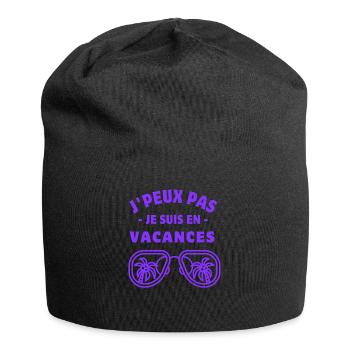 I Can't I'm - Jersey Beanie - black - Front