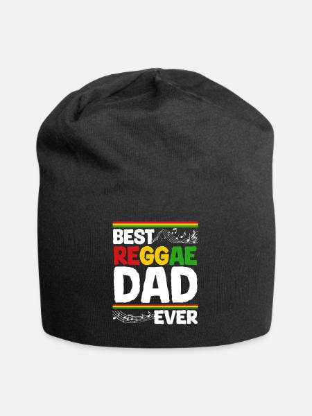 Musique Rastafari Vibes Uniquement Rasta Jamaïque Reggae - Bonnet en jersey - noir