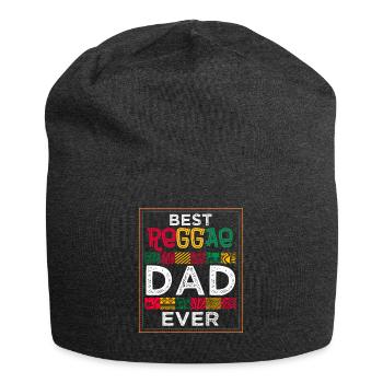 Rastafari Music Vibes Only Rasta Jamaica Reggae - Jersey Beanie - charcoal grey - Front