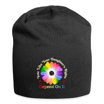 Vote Like Your Daughter's Rights Depend On It - Jersey Beanie - black - Front