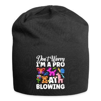 Ballon Twister Ballon Artiste Ballon Animaux - Bonnet en jersey - noir - Devant