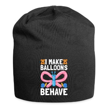 Ballon Twister Ballon Artiste Ballon Animaux - Bonnet en jersey - noir - Devant