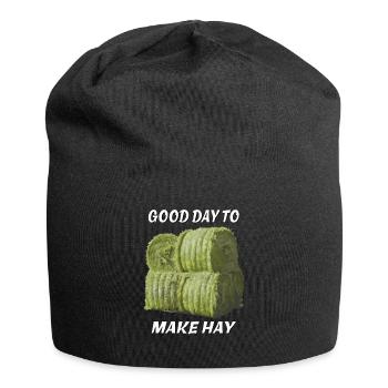 BONNE JOURNÉE POUR FAIRE DU FOIN - Bonnet en jersey - noir - Devant