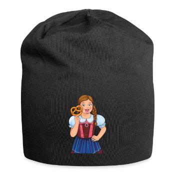 FILLES DIRNDL BRETZEL - Bonnet en jersey - noir - Devant