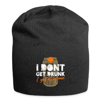 I Don't Get Drunk I Get Awesome Drinking Tour Bar - Jersey-Beanie - Schwarz - Vorne