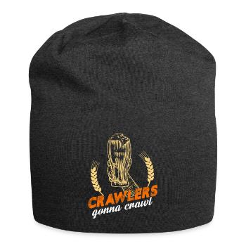 Crawlers Gonna Crawl Nightlife social Butterfly - Jersey-Beanie - Anthrazit - Vorne